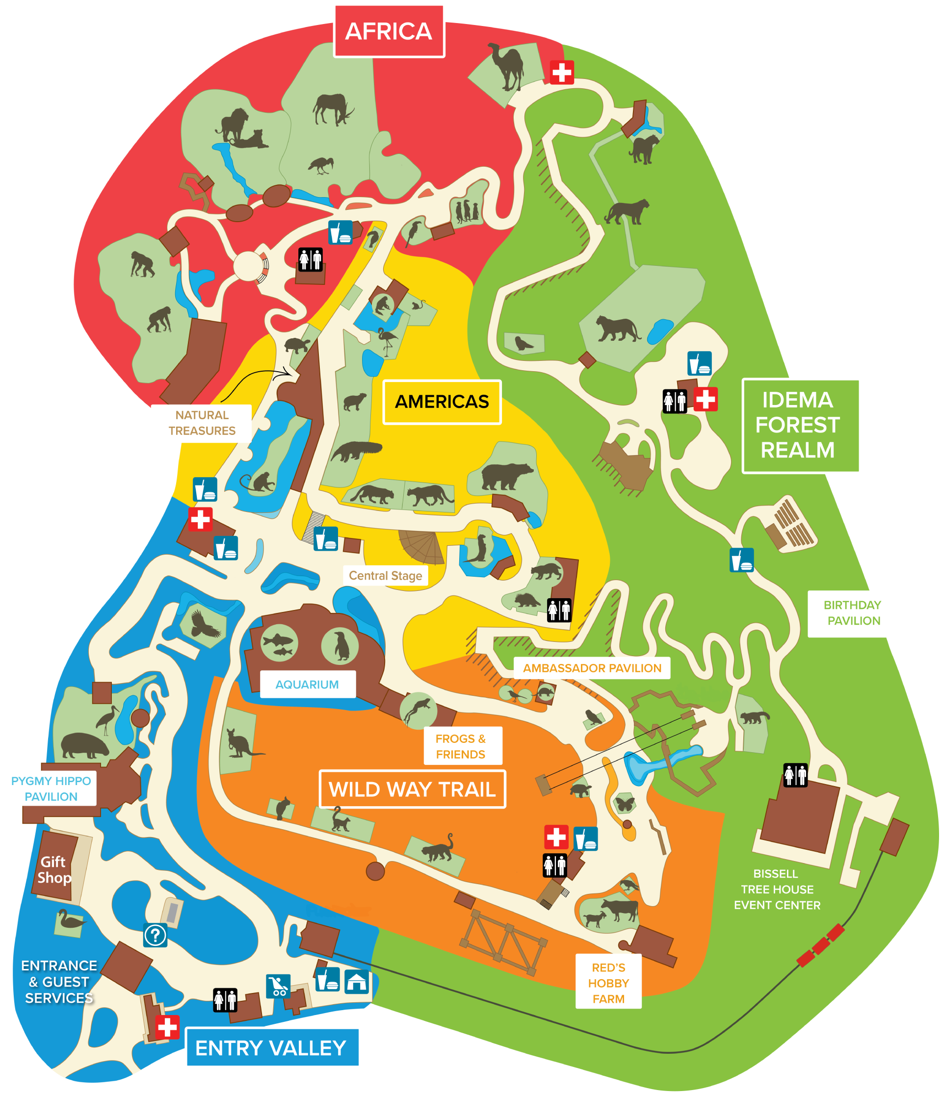 Zoo Map | John Ball Zoo